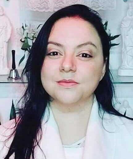 CCT Aline Camargo, dirigente e mãe de santo da Tenda de Umbanda Caboclo Risca Fogo